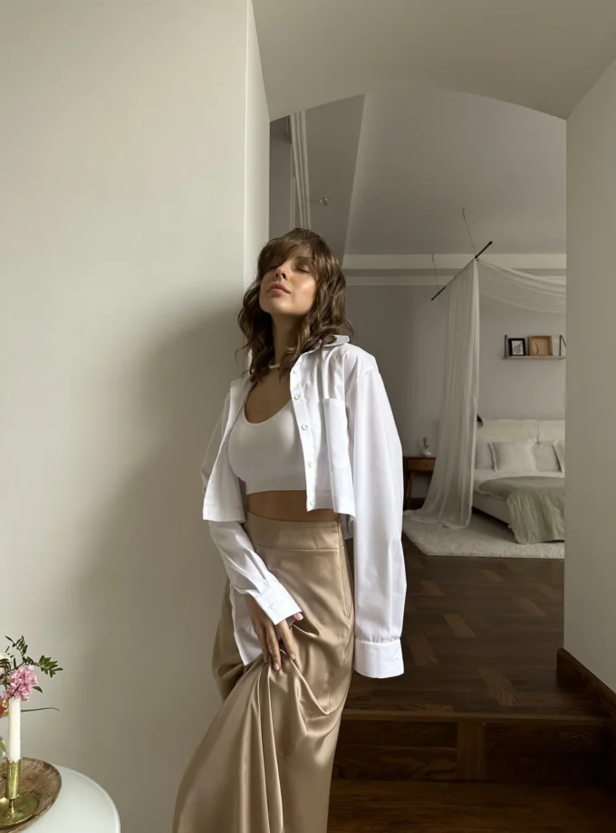 Спідниця з віскозного шовку