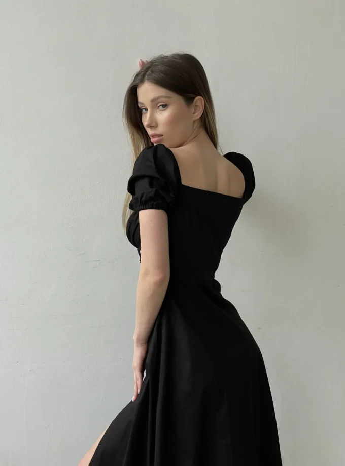 Бавовняна сукня міді