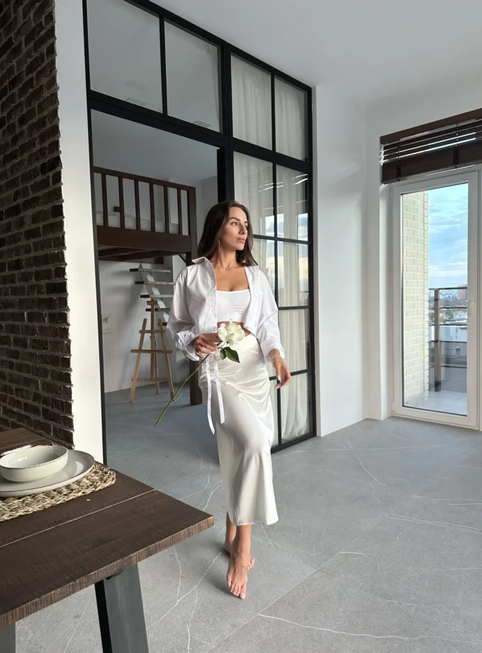 Спідниця з віскозного шовку