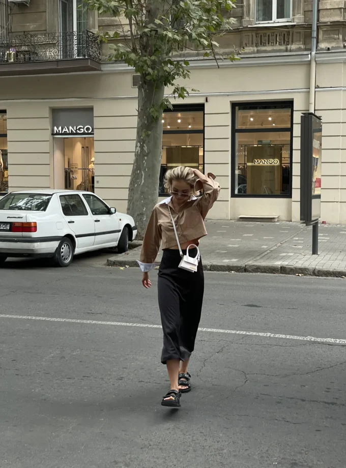 Спідниця з віскозного шовку