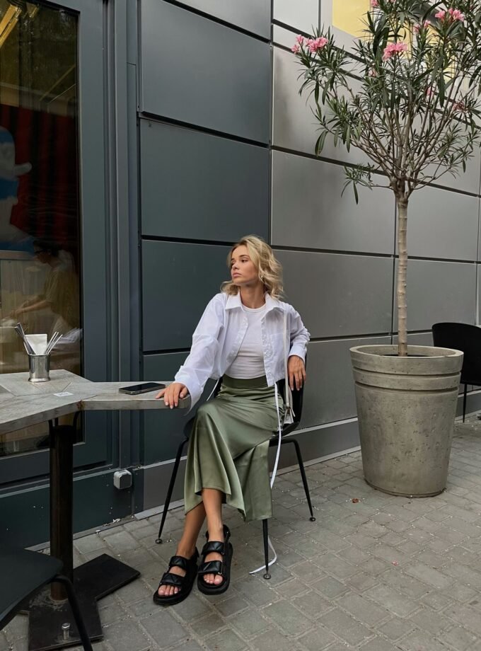 Спідниця з віскозного шовку