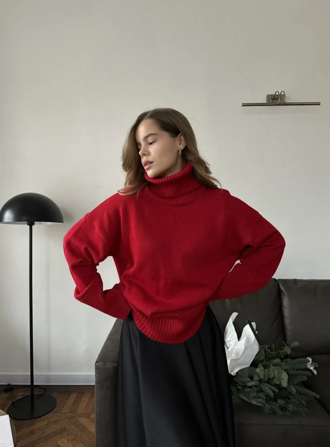 Бавовняний светр Red