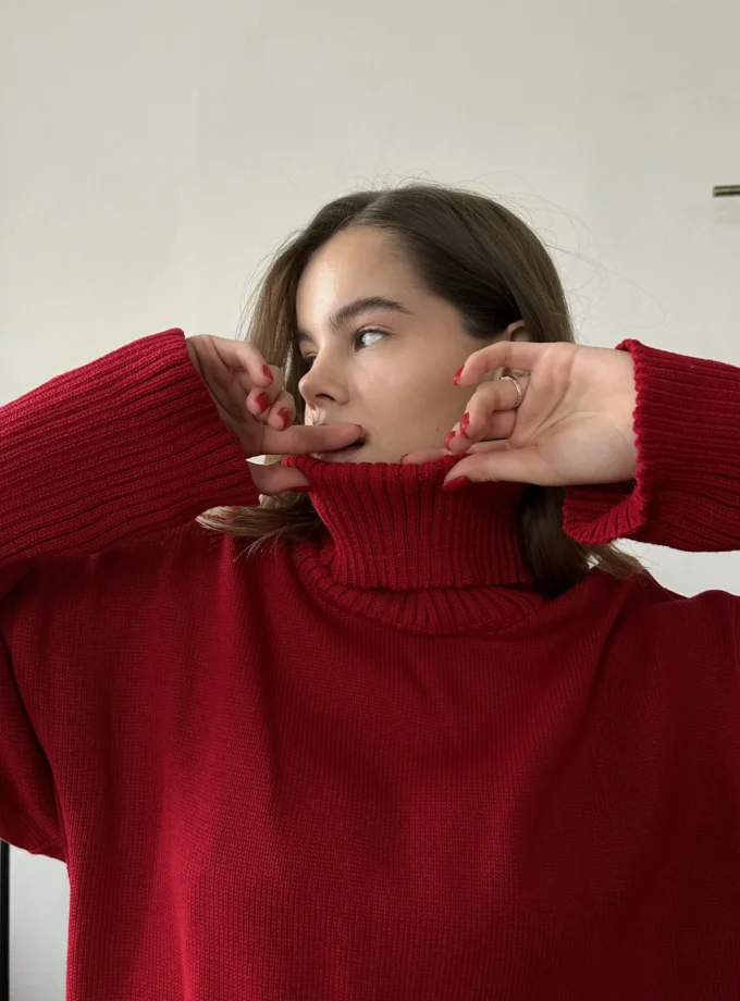 Бавовняний светр Red