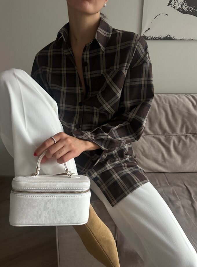 Картата сорочка Chocolate