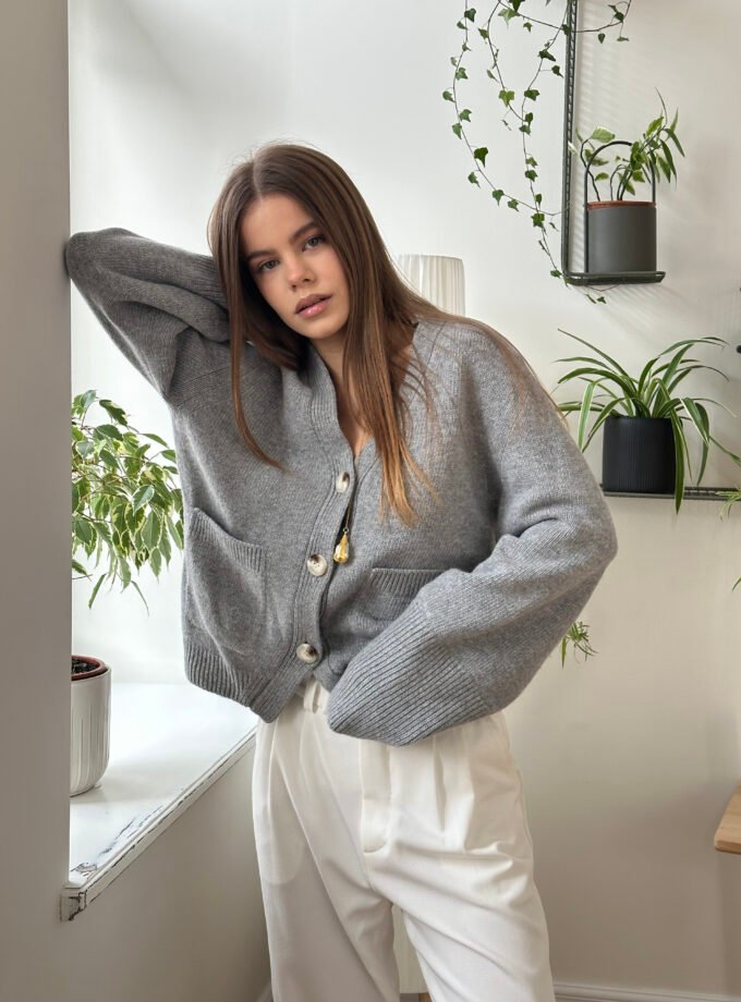 Вовняний кардиган Grey