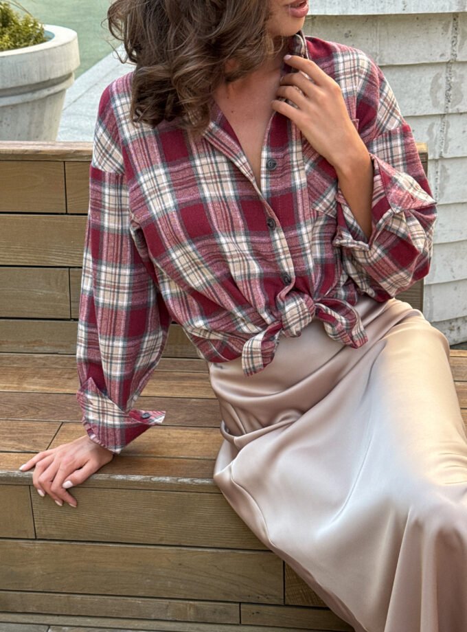 Картата сорочка Red